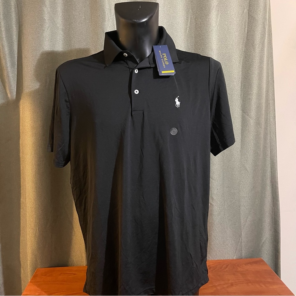 NWT Men Polo Ralph Lauren Lg Dry Fit Short Sleeve